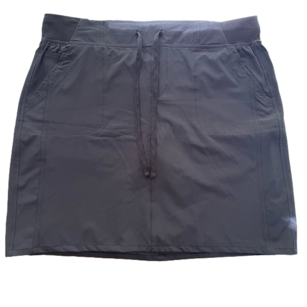 NWT Peace & Pearls Black Skort A-Line Five-Pocket Styling Pull On